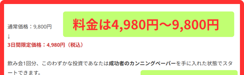 りくのアダルトアフィリエイトは料金がかかる